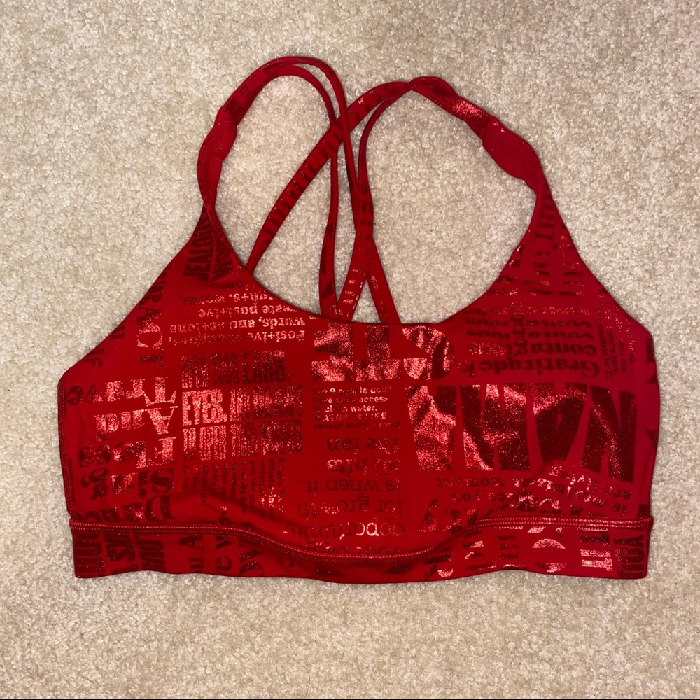 LULULEMON ENERGY BRA MANIFESTO